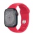 Apple Watch Series 8 45мм корпус из алюминия "полночь" и ремешок Sport Band Red