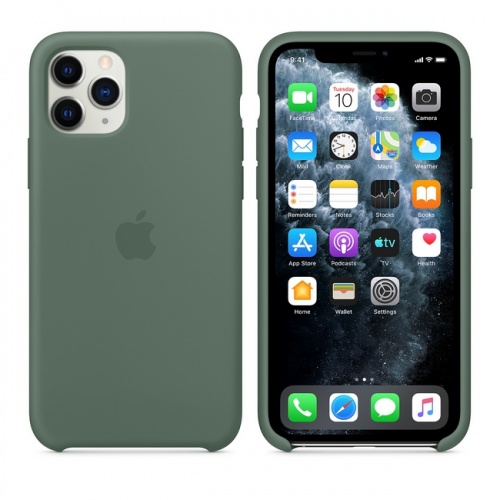 Чехол Apple Silicone Case для iPhone 11 Pro, цвет «сосновый лес»
