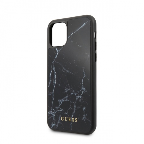 Чехол-накладка для iPhone 11/11Pro/11ProMax Guess Marble Collection Hard PC/TPU, Black