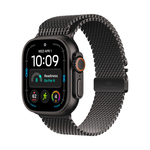 Умные часы Apple Watch Ultra 4, 49 мм, Black Titanium Milanese Loop, Black