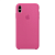 Чехол Apple Silicone Case для Phone XS Max, цвет «тёмная фуксия»