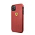 Чехол Ferrari On-Track Real Carbon Hard для iPhone 11/11Pro/11ProMax, красный