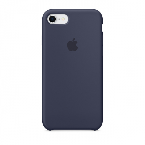 Силиконовый чехол для iPhone 8/7, тёмно-синий цвет