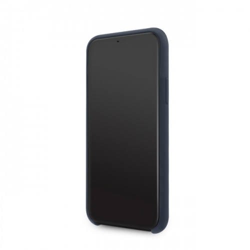 Чехол Mercedes Liquid Silicone Hard для iPhone 11/11Pro/11ProMax, синий