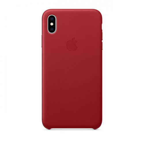 Кожаный чехол для iPhone XS Max, (PRODUCT)RED