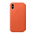 Кожаный чехол Folio для iPhone XS, цвет «тёплый закат»