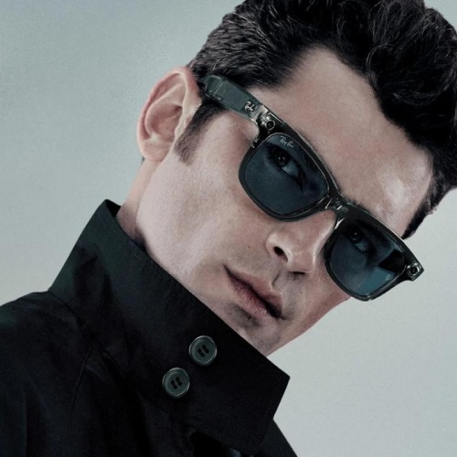 RAY-BAN META GEN 2 WAYFARER Shiny Transparent Grey Clear/Sapphire Transitions