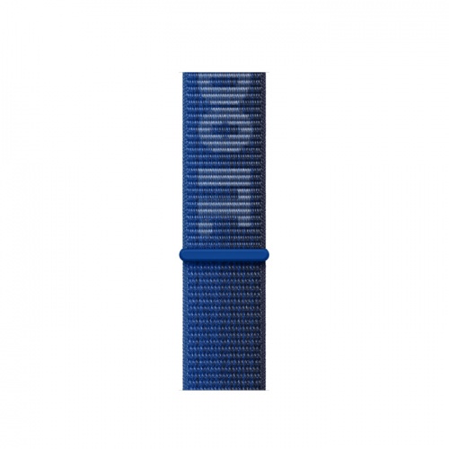 Apple Watch Series SE 2022 44мм корпус из алюминия "полночь" и ремешок Nike Sport Loop Game Royal Midnight Navy