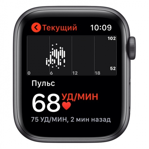 Apple Watch Nike SE из алюминия, 44 мм, цвет «серый космос» и «антрацитовый/чёрный»