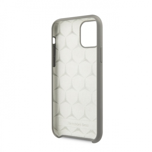 Чехол Mercedes Silicone Line для iPhone 11, серый