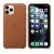 Кожаный чехол для iPhone 11 Pro, золотисто_коричневый цвет