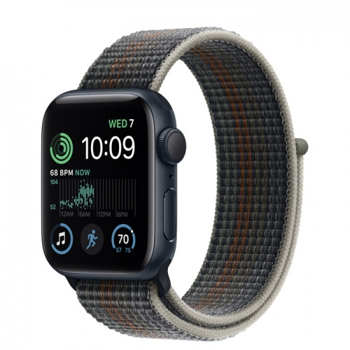 Apple Watch Series SE 2022 40мм корпус из алюминия "полночь" и ремешок Sport Loop Midnight