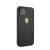 Кожаный чехол Ferrari Quilted with metal logo Hard для iPhone 11/11Pro/11ProMax, серый