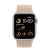 Apple Watch Series SE 2022 40мм серебристый корпус из алюминия и ремешок Braided Solo Loop Beige