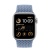 Apple Watch Series SE 2022 40мм серебристый корпус из алюминия и ремешок Braided Solo Loop Slate Blue