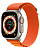 Orange Apple Watch Series Ultra GPS 49мм корпус из титана и ремешок Оранжевый