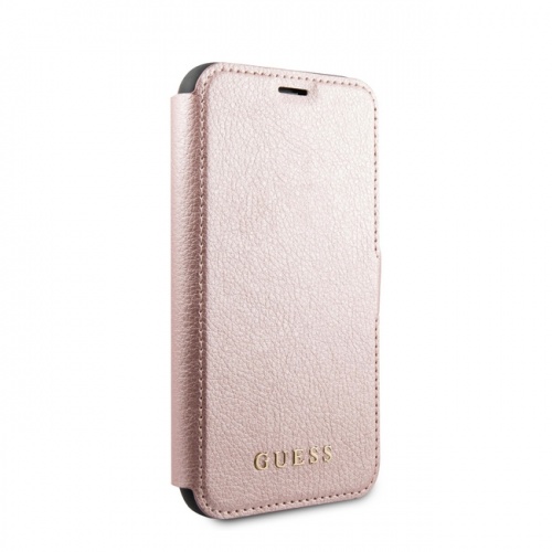 Чехол-книжка для iPhone 11/11Pro/11ProMax Guess Iridescent Booktype PU, ROSE GOLD