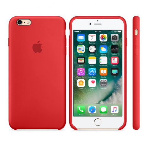 Силиконовый чехол для iPhone 6/6s, (PRODUCT)RED