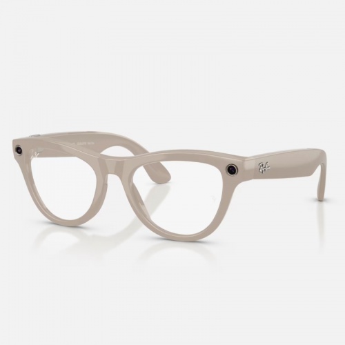 RAY-BAN META GEN 2 SKYLER Shiny Chalky Grey/Clear/Sapphire Transitions