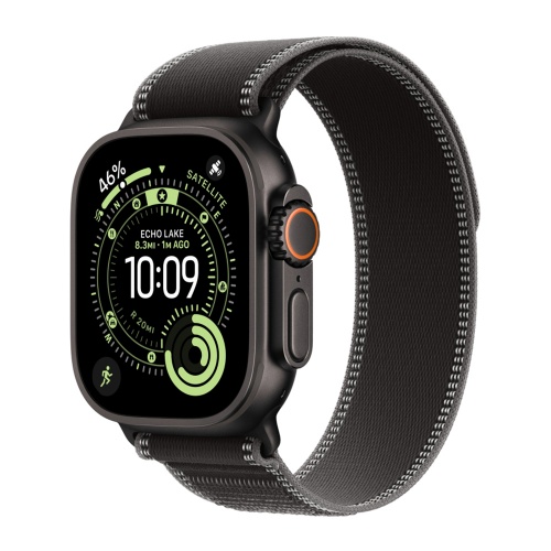 Умные часы Apple Watch Ultra 3, 49 мм, Black Titanium Bl/Charcoal Trail Loop