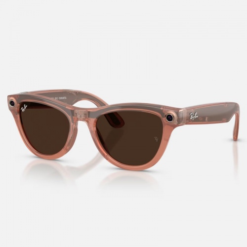 RAY-BAN META GEN 2 SKYLER Shiny Peach/Clear/Brown Transitions