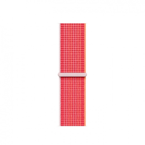 Apple Watch Series SE 2022 44мм серебристый корпус из алюминия и ремешок Sport Loop Red