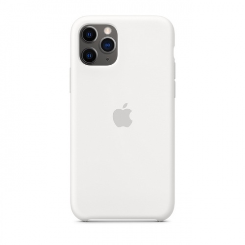 Чехол Apple Silicone Case для iPhone 11 Pro, белый цвет