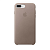 Кожаный чехол для iPhone 8 Plus/7 Plus, платиново-серый