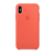 Чехол Apple для Phone XS, силикон, цвет «спелый нектарин»