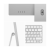 Apple iMac 24" Retina 4,5K, M1 (8C CPU, 7C GPU), 8 ГБ, 256 ГБ SSD, серебристый
