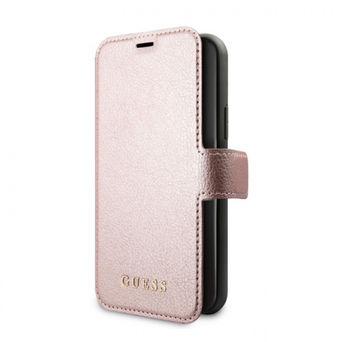 Чехол-книжка для iPhone 11/11Pro/11ProMax Guess Iridescent Booktype PU, ROSE GOLD