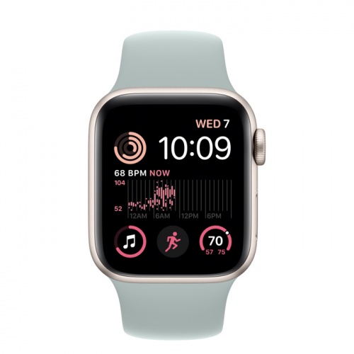 Apple Watch Series SE 2022 44мм корпус из алюминия "сияющая звезда" и ремешок Sport Band Succulent