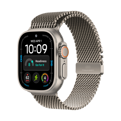 Умные часы Apple Watch Ultra 4, 49 мм, Natural Titanium Milanese Loop, Natural