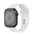 Apple Watch Series 8 41мм корпус из алюминия "полночь" и ремешок Sport Band White