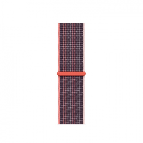 Apple Watch Series 8 45мм серебристый корпус из нержавеющей стали и ремешок Sport Loop Elderberry