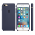 Силиконовый чехол для iPhone 6/6s Plus, тёмно-синий цвет