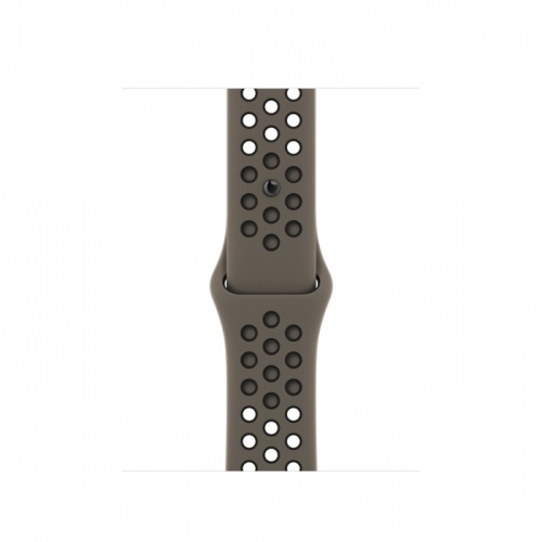 Apple Watch Series SE 2022 44мм серебристый корпус из алюминия и ремешок Nike Sport Band Olive Grey Black