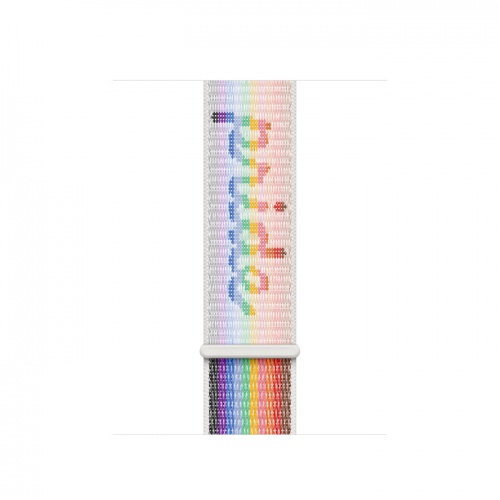 Apple Watch Series SE 2022 44мм серебристый корпус из алюминия и ремешок Sport Loop Pride Edition