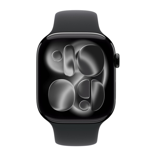 Умные часы Apple Watch Series 11, 46mm, Jet Black Aluminum Black Sport Band