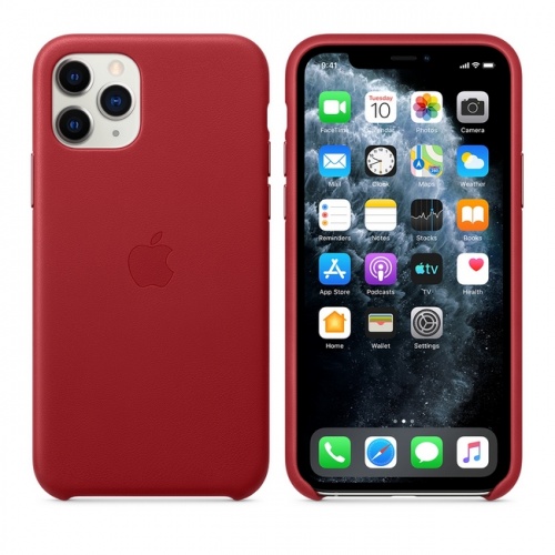 Кожаный чехол для iPhone 11 Pro, (PRODUCT)RED