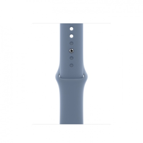 Apple Watch Series 8 41мм золотой корпус из нержавеющей стали и ремешок Sport Band Slate Blue