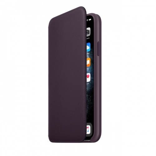 Чехол Apple для iPhone 11 Pro Max Leather Folio, «спелый баклажан»