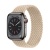 Apple Watch Series 8 45мм графитовый корпус из нержавеющей стали и ремешок Braided Solo Loop Beige