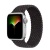 Apple Watch Series SE 2022 44мм серебристый корпус из алюминия и ремешок Braided Solo Loop Black Unity