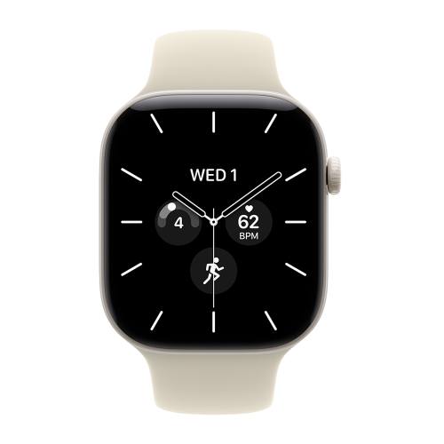 Умные часы Apple Watch Series 12, 46mm, Ceramic Pearl White