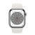 Apple Watch Series 8 45мм серебристый корпус из нержавеющей стали и ремешок Sport Band White