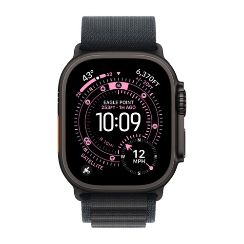 Умные часы Apple Watch Ultra 3, 49 мм, Black Titanium Black Alpine Loop