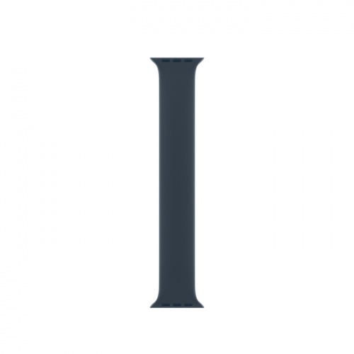 Apple Watch Series SE 2022 40мм серебристый корпус из алюминия и ремешок Solo Loop Storm Blue