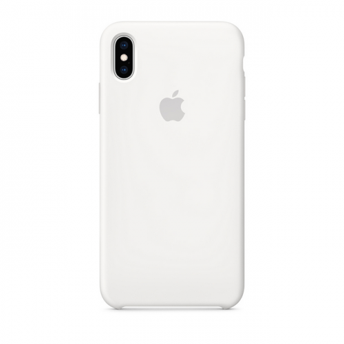 Силиконовый чехол для iPhone XS Max, белый цвет