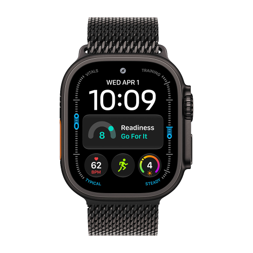 Умные часы Apple Watch Ultra 4, 49 мм, Black Titanium Milanese Loop, Black
